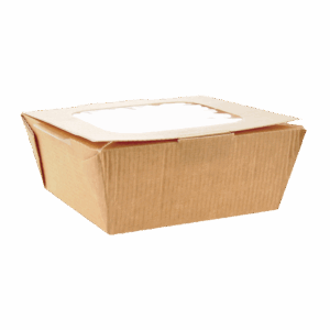 Taste - Food to go Box - with window, medium
