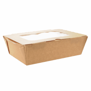 Taste - Food to go Box - with window, large