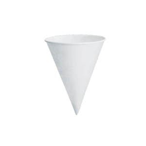 Drinking cone - white, 120 ml