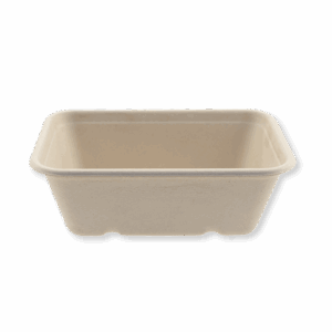 Kilo tray - Fiber container, 750ml / 1-comp