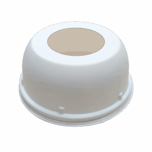 Fiber Dome Lid with hole, ø 90mm