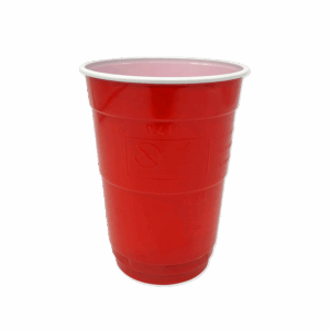 Party Cup, 400 ml (red-white)
