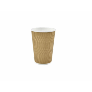 Natural- impresso double wall hot cup 300ml