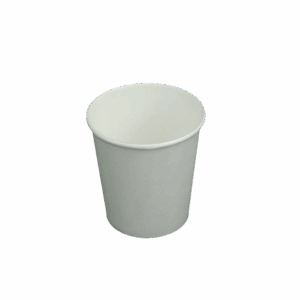 White - Paper hot cup, 100 ml