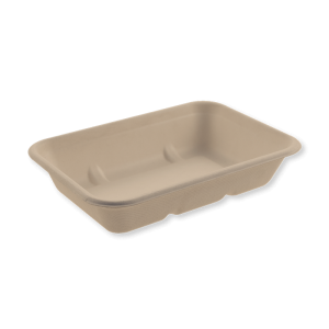 Kilo tray - Fiber container, 500ml / 1-comp