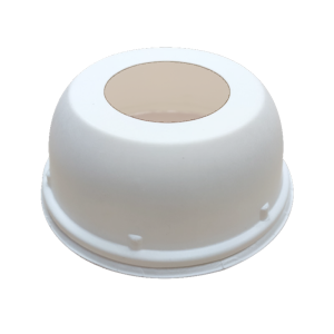 Fiber Dome Lid with hole, ø 90mm