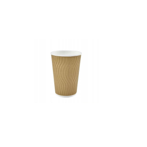 Natural- impresso double wall hot cup 200ml