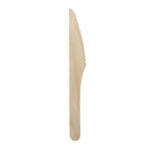 165mm wooden knife coated