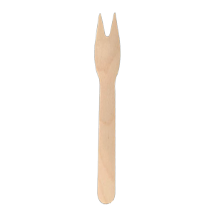 120mm wooden snack fork